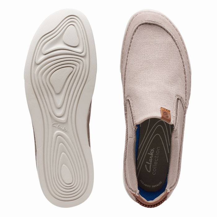 Slip On Clarks Gereld Step Homme Grise | AVQID9KI