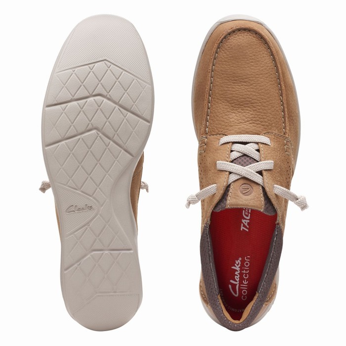 Slip On Clarks Gorwin Moc Homme Marron Foncé | FPMX1NYB