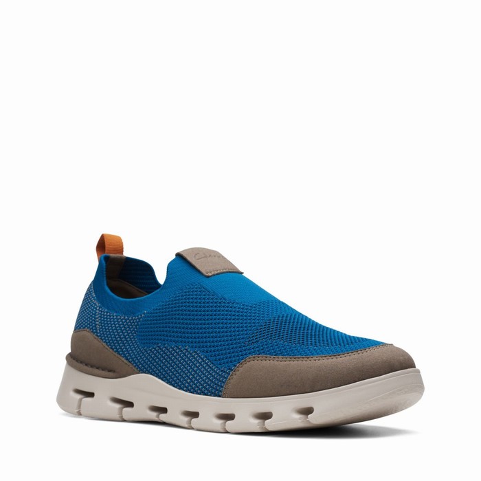 Slip On Clarks Nature X Ease Homme Turquoise | SORJIFFR