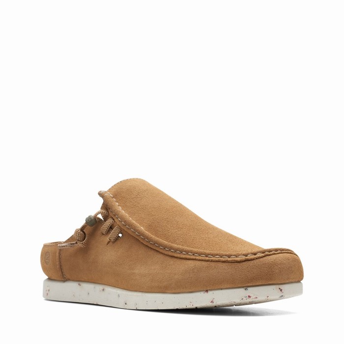 Slip On Clarks Shacre Lite Sun Homme Marron Foncé | XIRASGRP