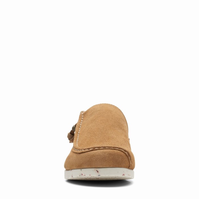 Slip On Clarks Shacre Lite Sun Homme Marron Foncé | XIRASGRP