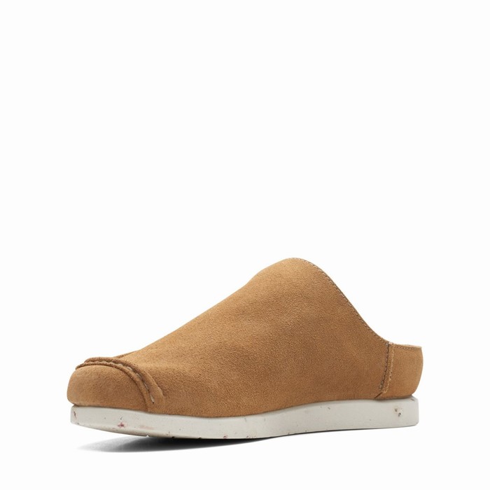 Slip On Clarks Shacre Lite Sun Homme Marron Foncé | XIRASGRP