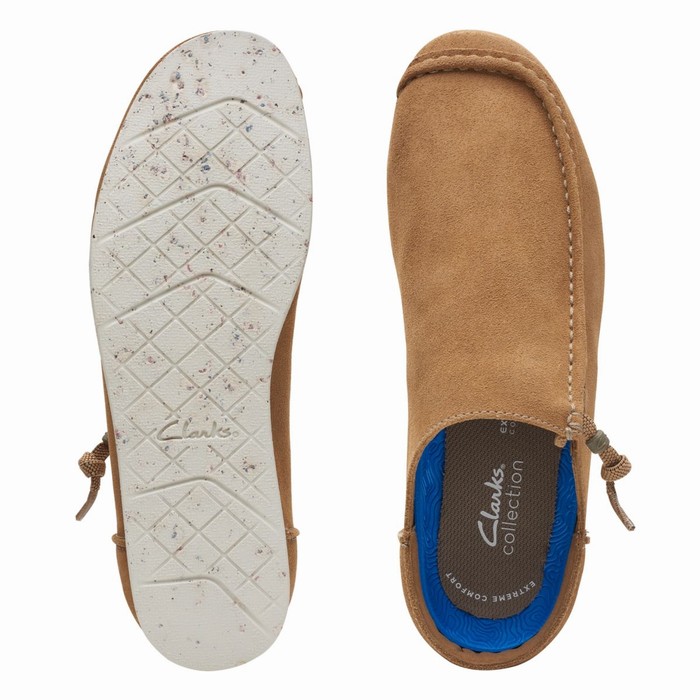 Slip On Clarks Shacre Lite Sun Homme Marron Foncé | XIRASGRP