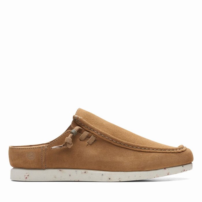 Slip On Clarks Shacre Lite Sun Homme Marron Foncé | XIRASGRP