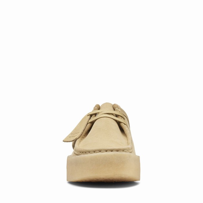 Slip On Clarks Wallabee Cup Lo Homme Beige | OCWVVNFU