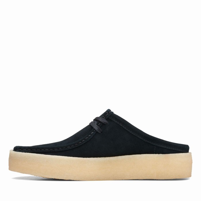 Slip On Clarks Wallabee Cup Lo Homme Noir | CGV8GXNY