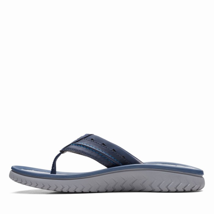 Slip On Clarks Wesley Post Homme Bleu Marine | HOOLZYB6