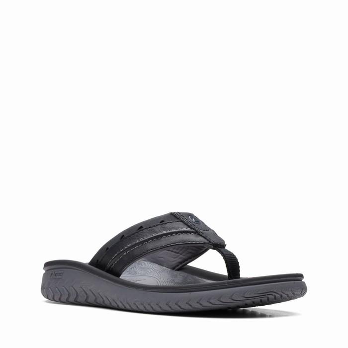 Slip On Clarks Wesley Post Homme Noir | QKFRMMG0