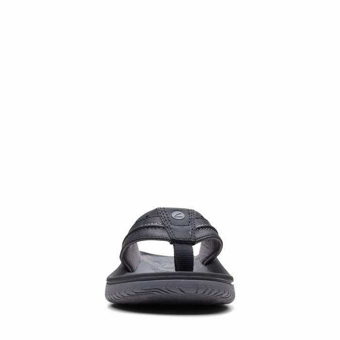 Slip On Clarks Wesley Post Homme Noir | QKFRMMG0