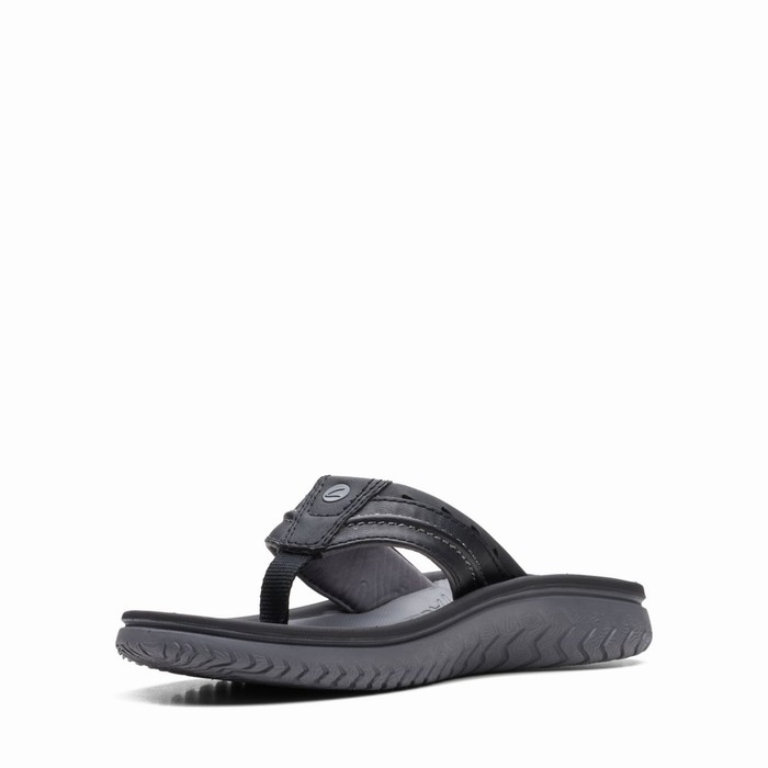 Slip On Clarks Wesley Post Homme Noir | QKFRMMG0